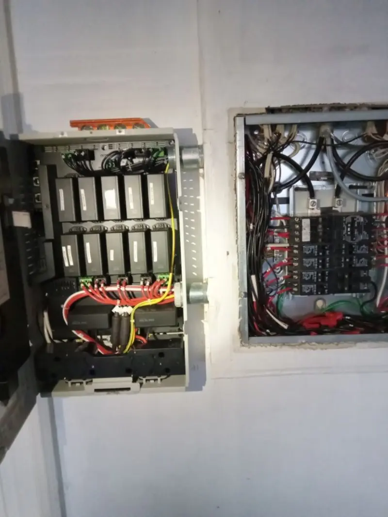 Electrical panel upgrade completed for Ring Doorbell Installation in Arlington Heights